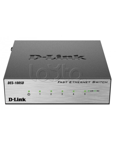 Коммутатор 5-портовый D-Link DES-1005D/O2B в Жуковском Коммутаторы Pintop.ru