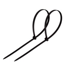 Хомут-стяжка нейлоновый 4х250 мм чёрный (100шт/уп) REXANT 07-0251