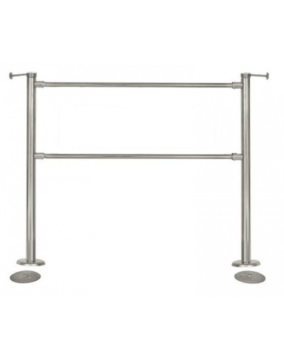 Стойка стационарная Ростов-Дон ОБ1/2-1 у (Хром) в Жуковском Ограждения Pintop.ru